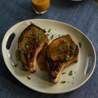 Pan-Seared Pork Chops with Sweet Mustard Sauce image