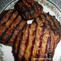 Grilled BBQ Meatloaf Burgers image