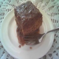 Toffee Cake With Caramel Sauce_image