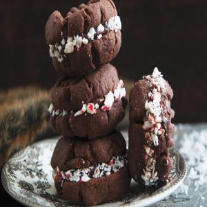 Chocolate-Peppermint Sandwich Cookies image