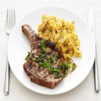 Mojo Pork Chops with Plantains image