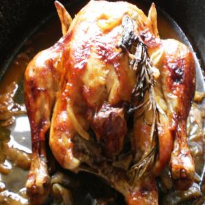 Baked Whole Chicken With Rosemary_image