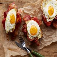 Bacon, Egg, and Tomato Toast image