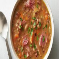Slow-Cooker Ham and Black-Eyed Pea Soup image