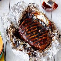 Healthy Grilled BBQ Meatloaf Foil Pack image