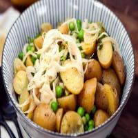 New Potato Salad with Fennel and Spring Peas image
