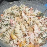 Creamy Crab and Pasta Salad image