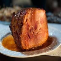 Maple Apricot Glazed Ham image