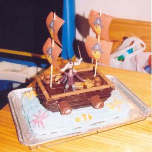Pirate Ship Cake image