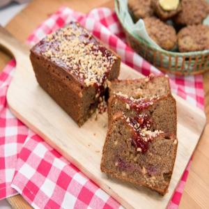Peanut Butter and Jelly Banana Bread image
