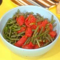 Green Beans and Stewed Tomatoes_image