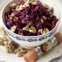 Red cabbage with Bramley apple & walnuts image