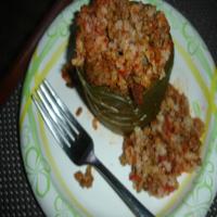 Crock Pot Spanish Stuffed Green Bell Peppers_image