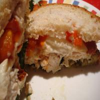 Chicken Breast With Roasted Red Peppers, Mozzarella and Pesto_image