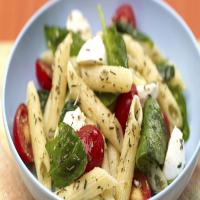 Penne Pasta Salad with Spinach and Tomatoes_image