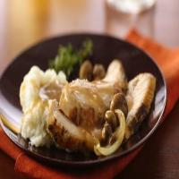 Dijon and Herb Turkey Breast with Mushroom Gravy image
