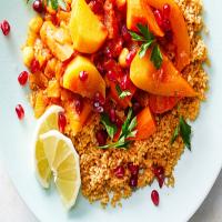 Root Vegetable Tagine With Herbed Couscous_image