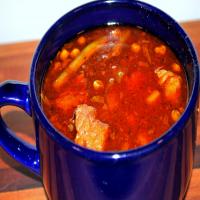 HEARTY BEEF AND VEGETABLE SOUP image