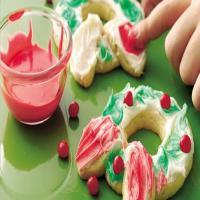 Finger-Paint Holiday Wreath Cookies_image
