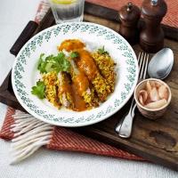 Katsu pork with sticky rice image