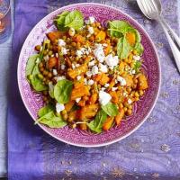 Minty carrot, pistachio & feta salad image
