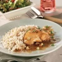 Orange Chicken with Green Onions and Walnuts_image