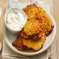 Carrot and Zucchini Fritters image