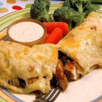 Chicken and Black Bean Enchiladas with Gooey Jack Cheese image