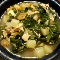 Chicken, Spinach, and Potato Soup image