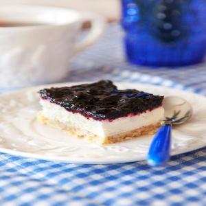 Luscious Lemon Blueberry Cheesecake Squares_image