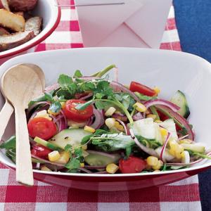 Corn and Watercress Salad image