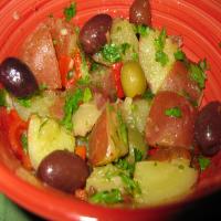 Potato Salad With Olives and Peppers_image