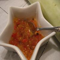 Spicy Texas Cucuzza-Pepper Relish_image