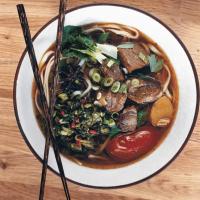 Sichuan Beef Noodle Soup with Pickled Mustard Greens_image