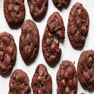 Vegan Chocolate Chocolate Chip Cookies image