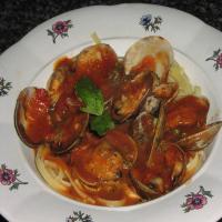 Clams With Tomato and Basil image