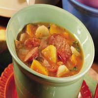Slow-Cooker Winter Root Veggie and Sausage Casserole image