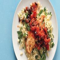 Chicken Puttanesca with Orzo_image