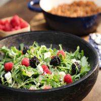 Arugula, Raspberry and Blackberry Salad image