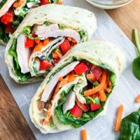 Healthy Pinwheel Sandwiches: Protein Veggie Wraps_image