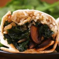 Mushroom And Kale Burritos Recipe by Tasty_image