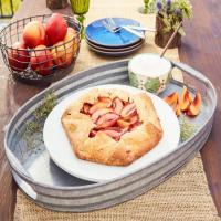 Cardamom Nectarine Galette with Coconut Whipped Cream_image