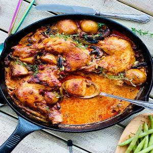 One pot chicken, chorizo and nduja bake_image