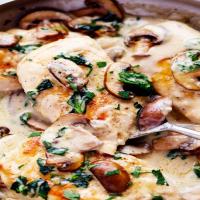 Creamy Parmesan Garlic Mushroom Chicken Recipe - (4.1/5) image