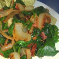 sauteed spinach image