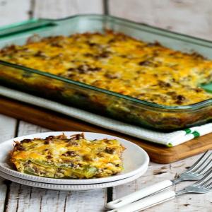 Beefy Cheesy Green Chile Bake (Video) - Kalyn's Kitchen_image