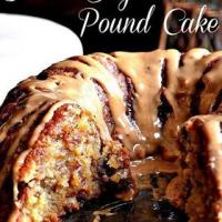 Brown Sugar Pound Cake with Caramel Drizzle Recipe - (4/5) image