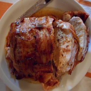 Roasted Bacon Wrapped BBQ Pork Loin_image
