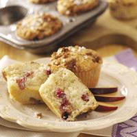 Streusel-Topped Plum Muffins image