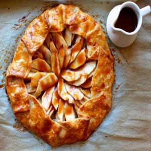 Apple Galette with Caramel Sauce_image
